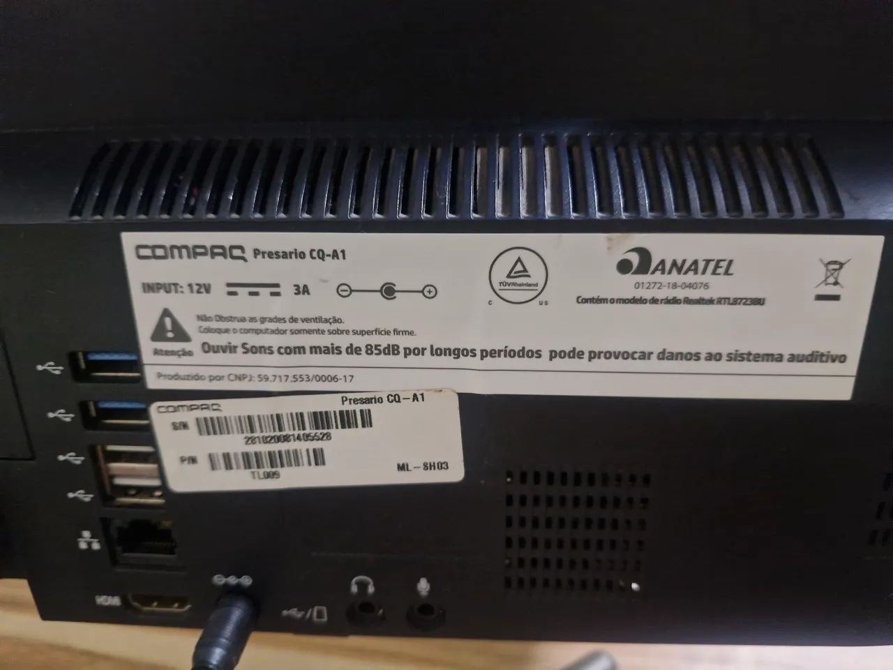 Computador All In One Compaq 4gb de ram - Foto 3