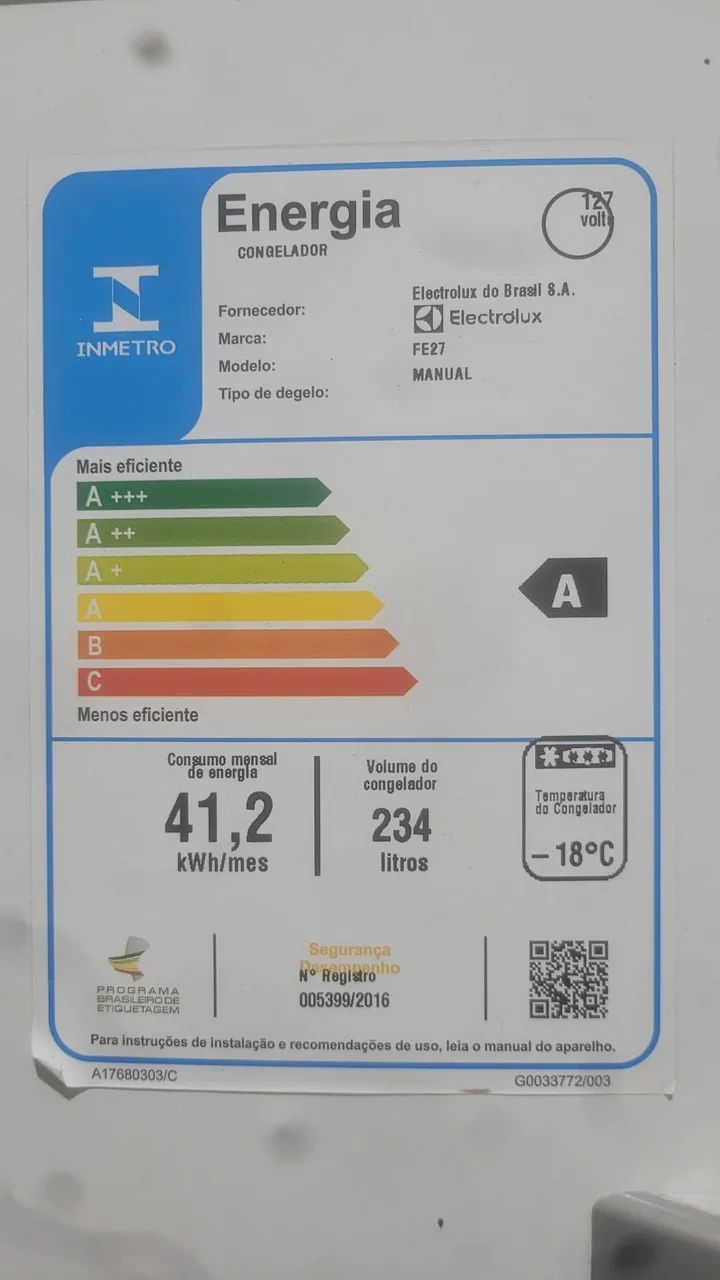Freezer vertical Eletrolux 234L   - Foto 3