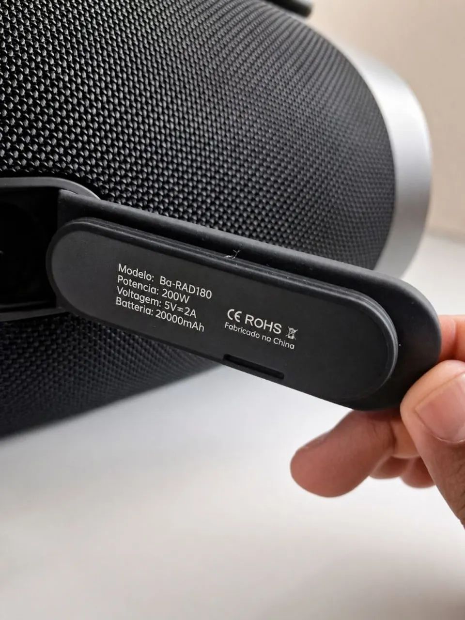 Caixa de Som Bluetooth Basike Ba-RAD180 - Potência, Grave e Conectividade TWS 200W!  - Foto 3
