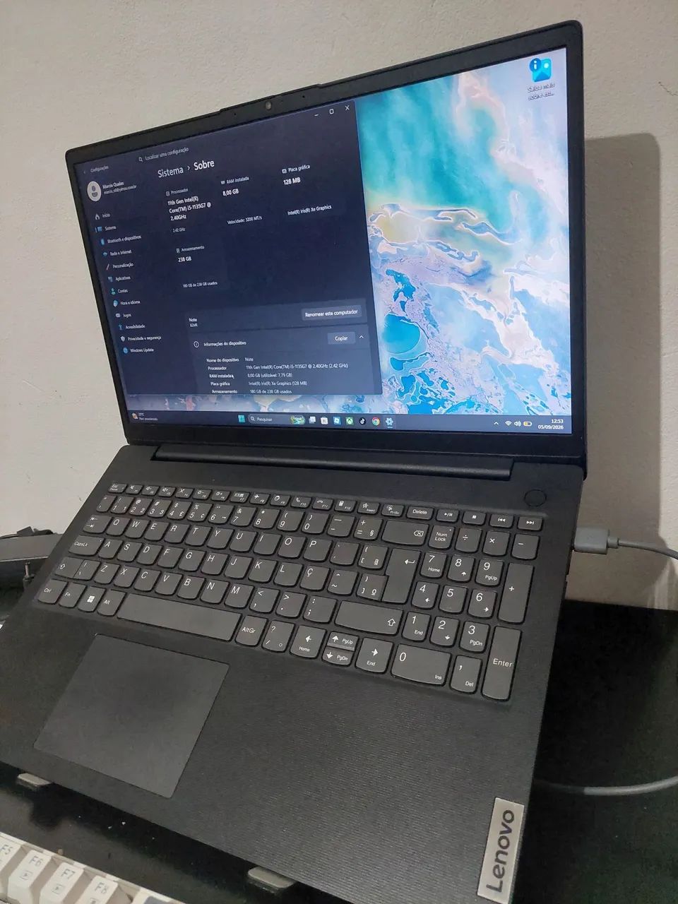 Notebook lenovo i5 v15 g2 11th - Foto 3