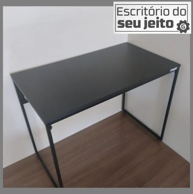 Mesa de Escritório NOVA Multiuso Estilo Industrial para Notebook Computador Estudo Birô