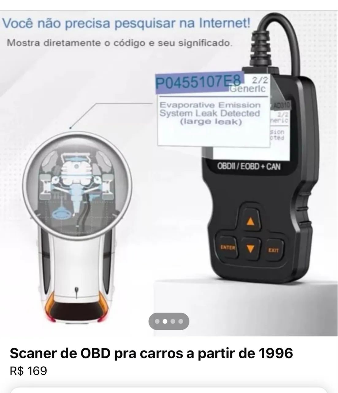 Scaner OBD novo  - Foto 2