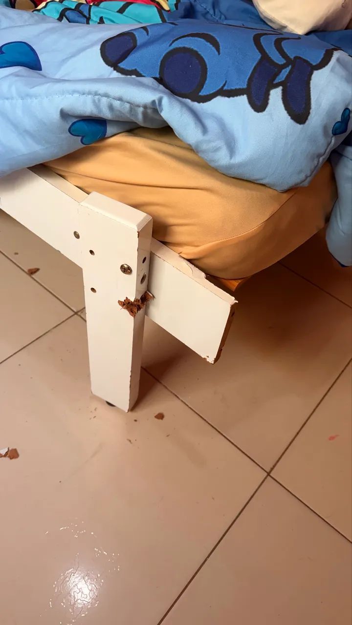 Cama com pé quebrado para venda - Foto 4