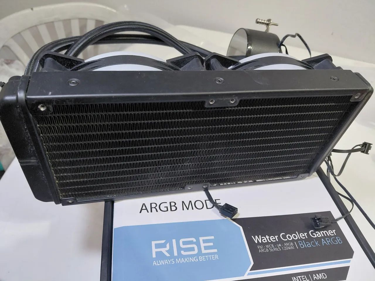 Water cooler rise mode Black argb - Foto 2