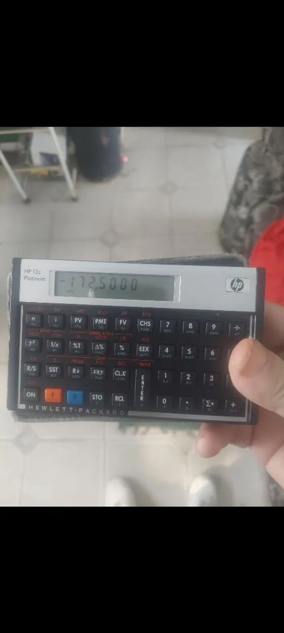 Calculadora 12c científica 