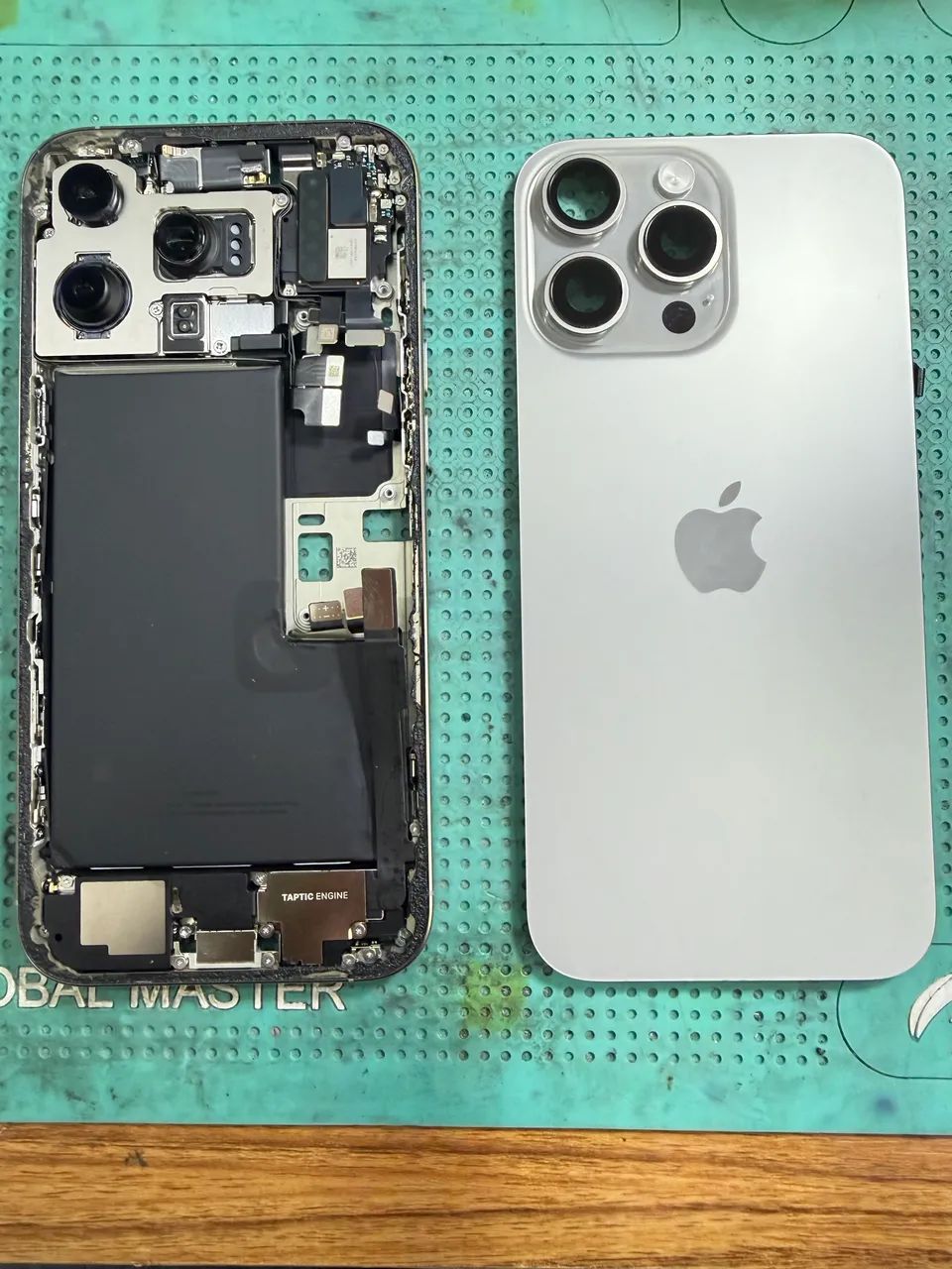 Carcaça iPhone 16 pró max natural ORIGINAL completa!