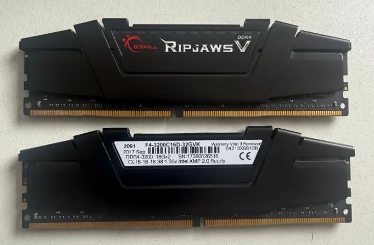 MEMORIAS G.SKILL 32GB (2x16) 3200 MHZ CL 16 - Memória RAM - São