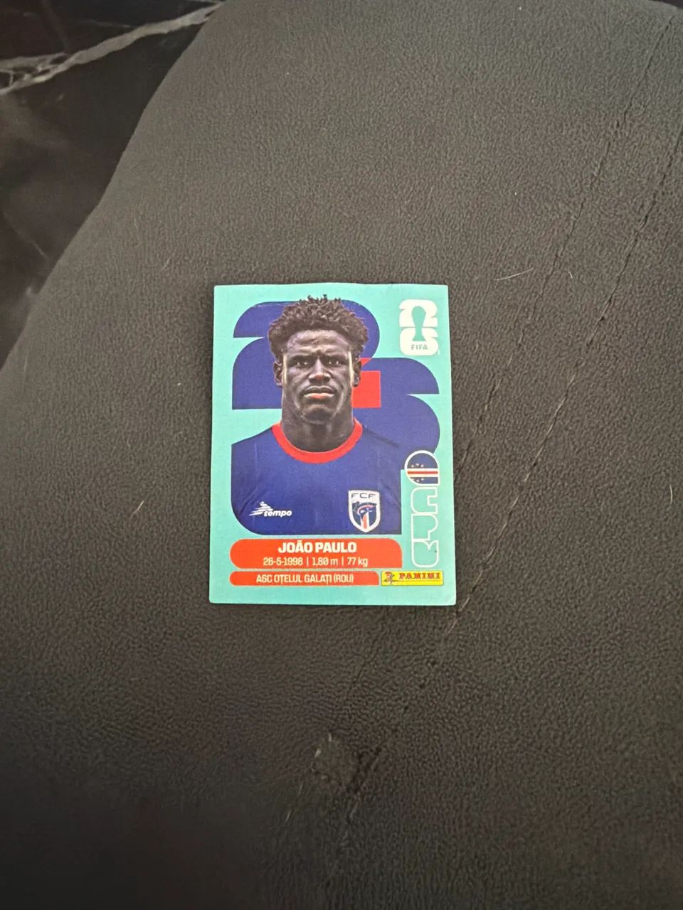Figurinha João Paulo Cabo Verde 