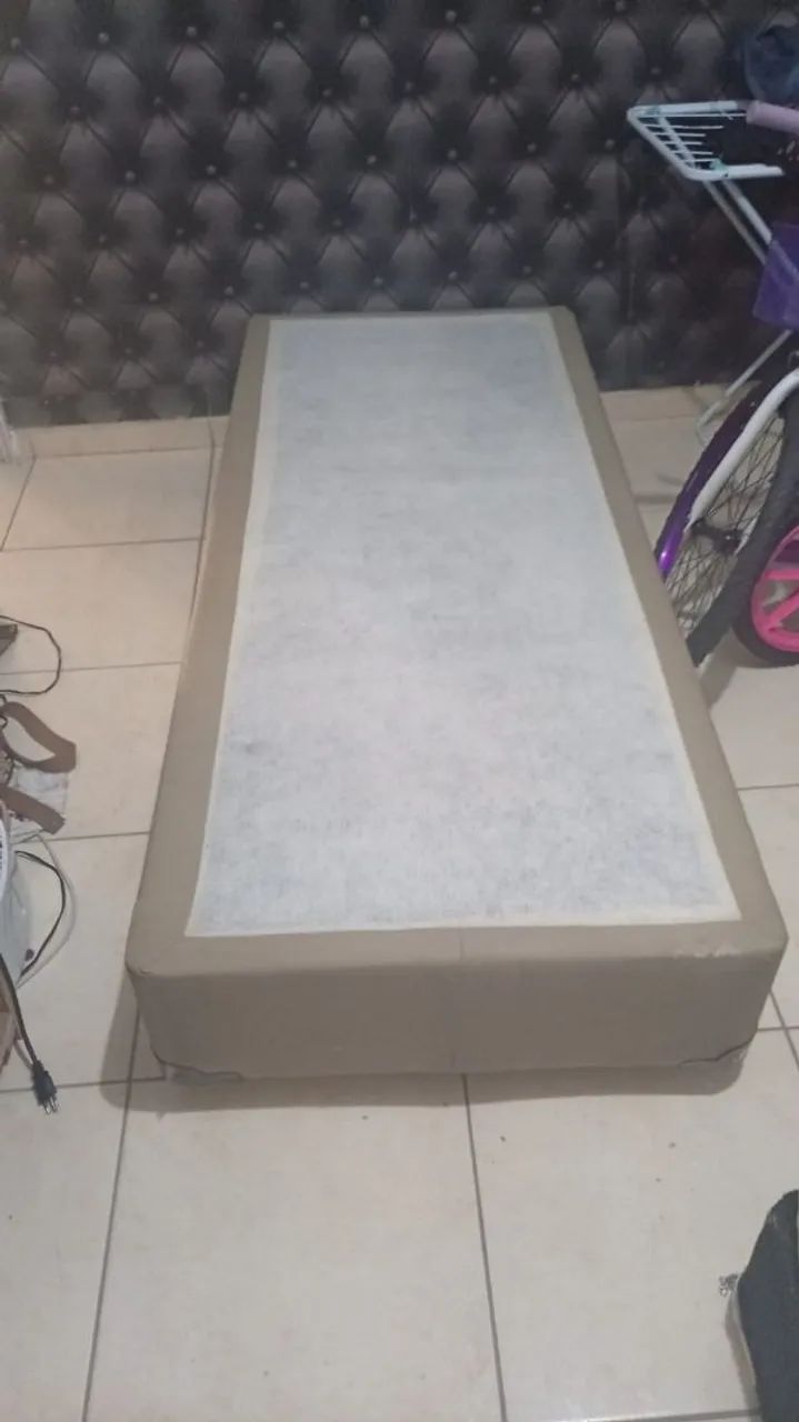 Cama boxe solteiro com colchao  - Foto 2