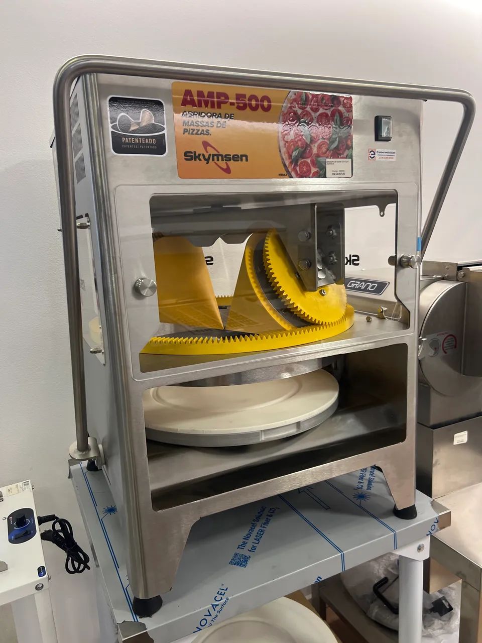 Abridora de massa de pizza - abre ate 50cm - pronta entrega 