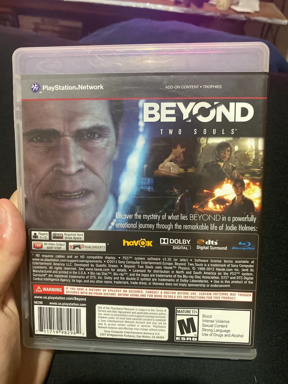 Combo: Beyond Two Souls + ALIENS - PS3 - Foto 2