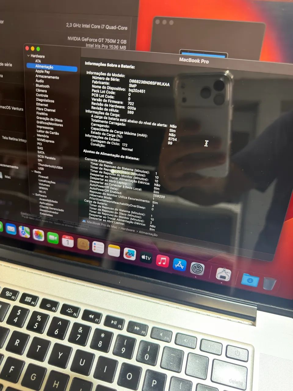 MacBook Pro Retina 15 Core i7 / 16GB / Placa Dedicada NVIDIA - Foto 2