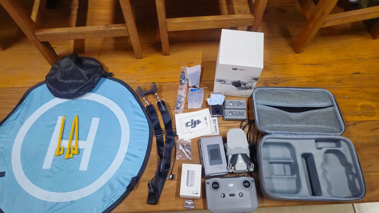 Drone dji mini 4k combo 2 baterias todos acessorios - Foto 5