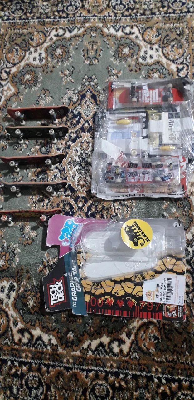 skates de dedo (originais), kit com 7. - Foto 3