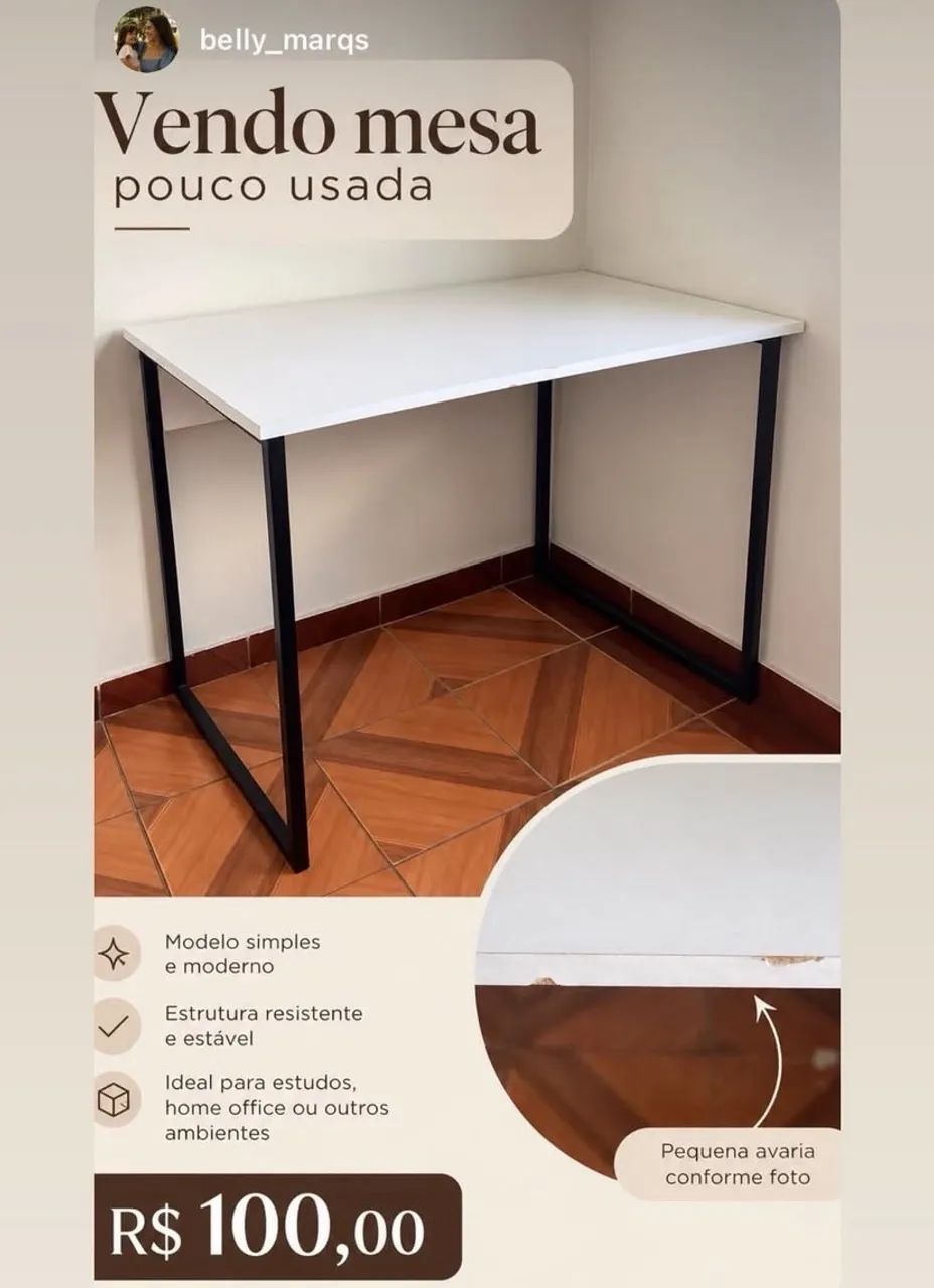 Vendo mesa de estudo 