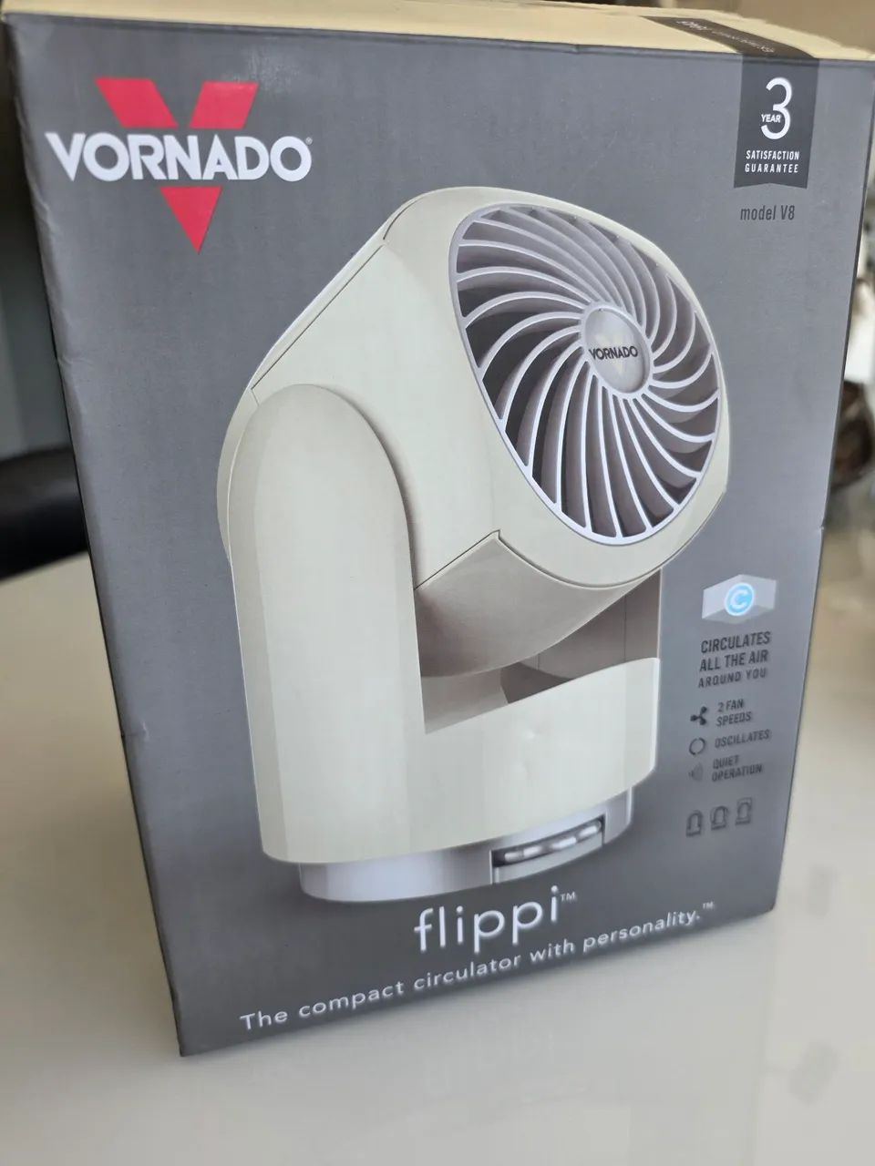 Voltado Ventilador Mesa Flippi Modelo V8