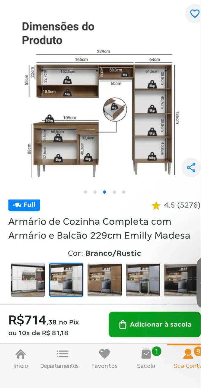Armário de cozinha  - Foto 2