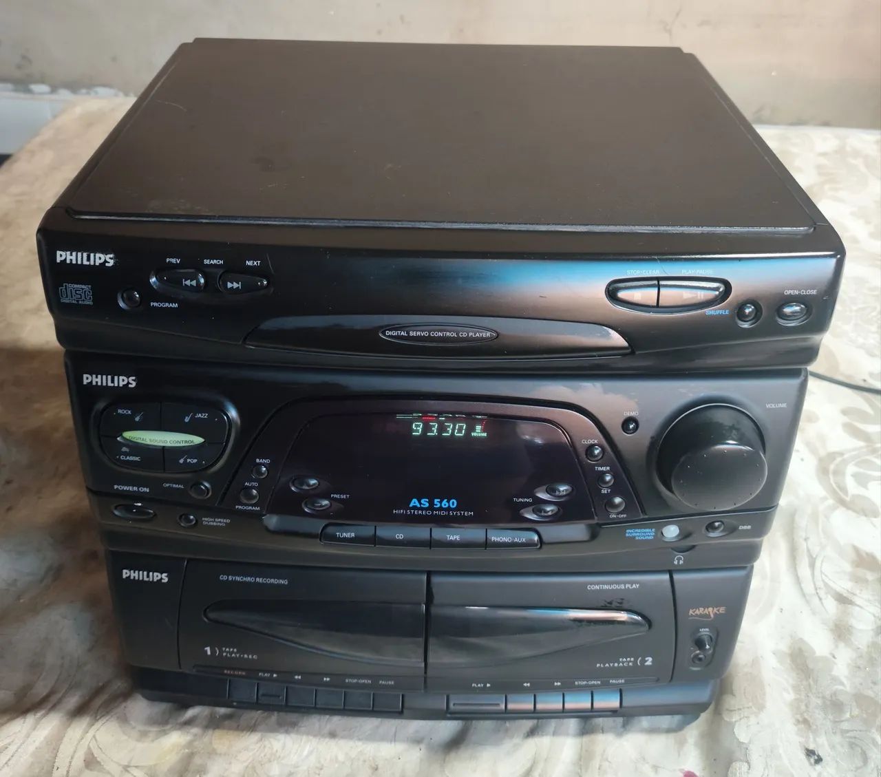 System Philips As560 somente aparelho funcionando tudo perfeitamente  - Foto 5