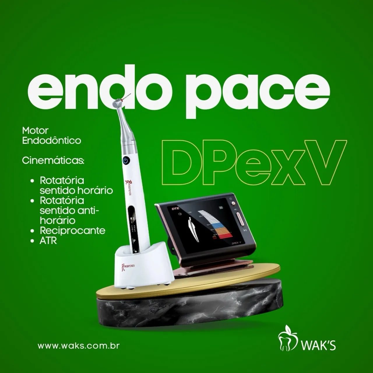 Motor endodôntico + localizador 