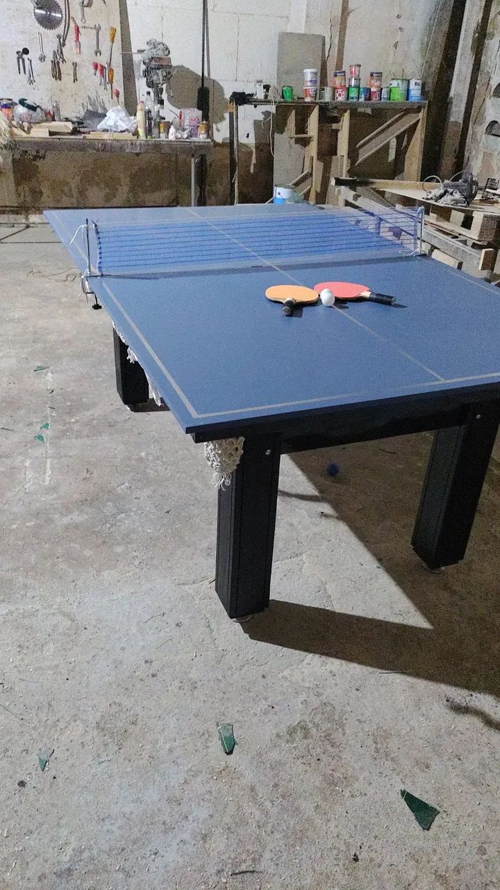Sinuca  de sextinha com tampo de ping pong 2500 até 3x sem juro - Foto 2