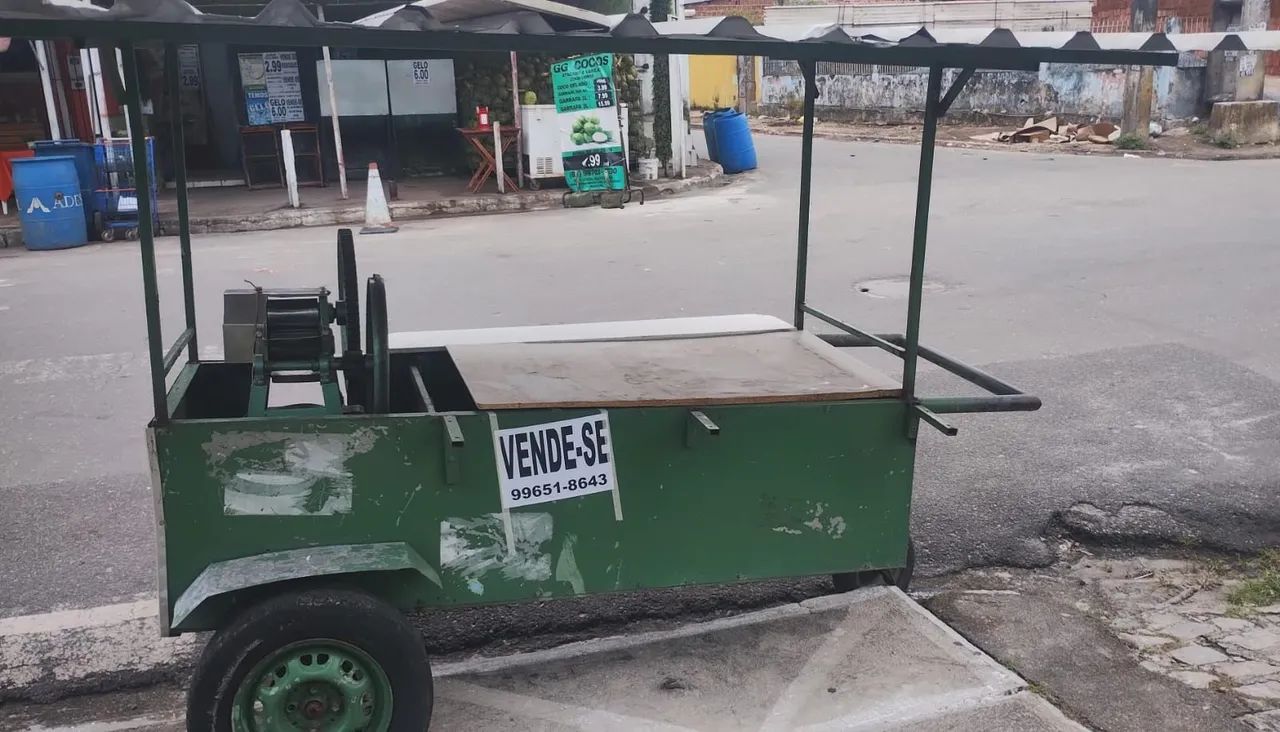 Carroça de caldo de cana.verde  - Foto 2