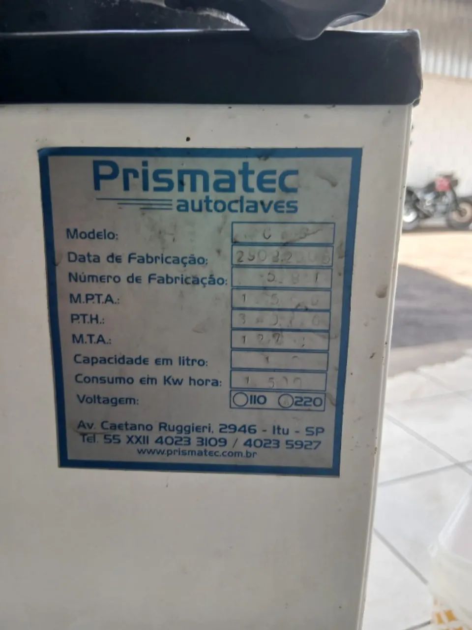 Autoclave Prismatec Vertical CS Inox - Nova - Foto 2