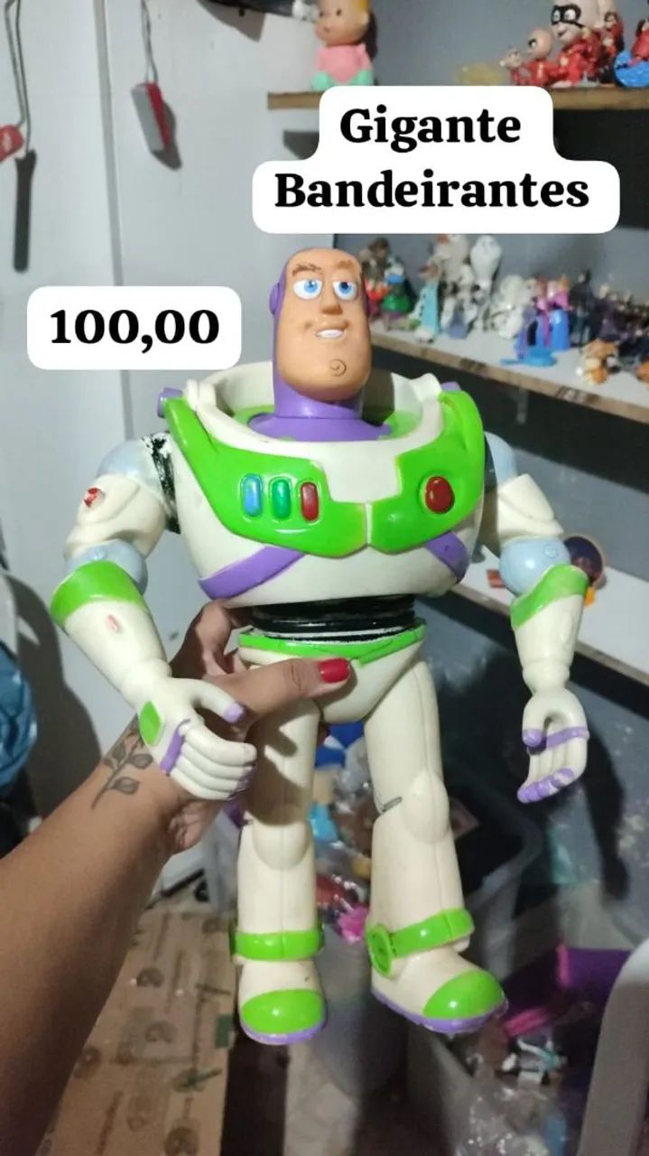Boneco Buzz Lightyear de Borracha Bandeirante