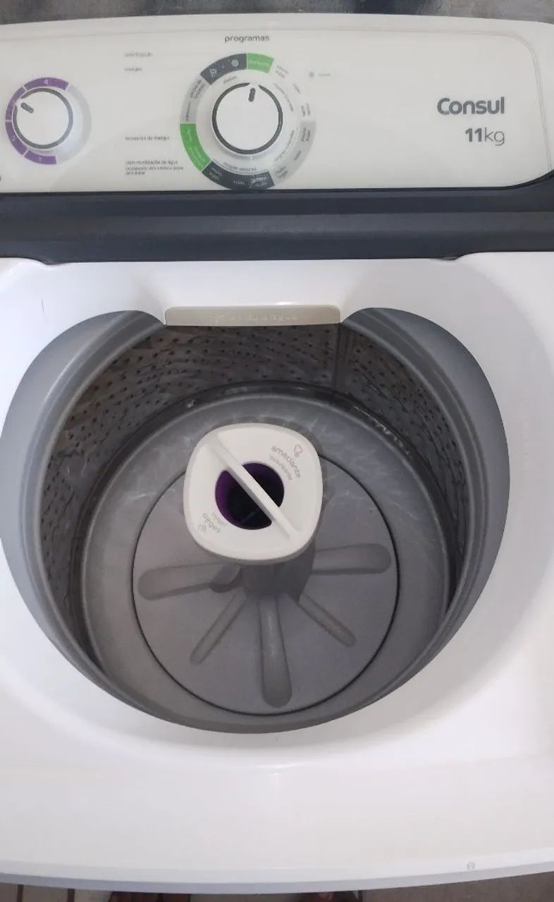 VENDO UMA MÁQUINA DE LAVA CONSUL DE 11 KILOS SEXTO INOX BEM CONSERVADA  - Foto 6