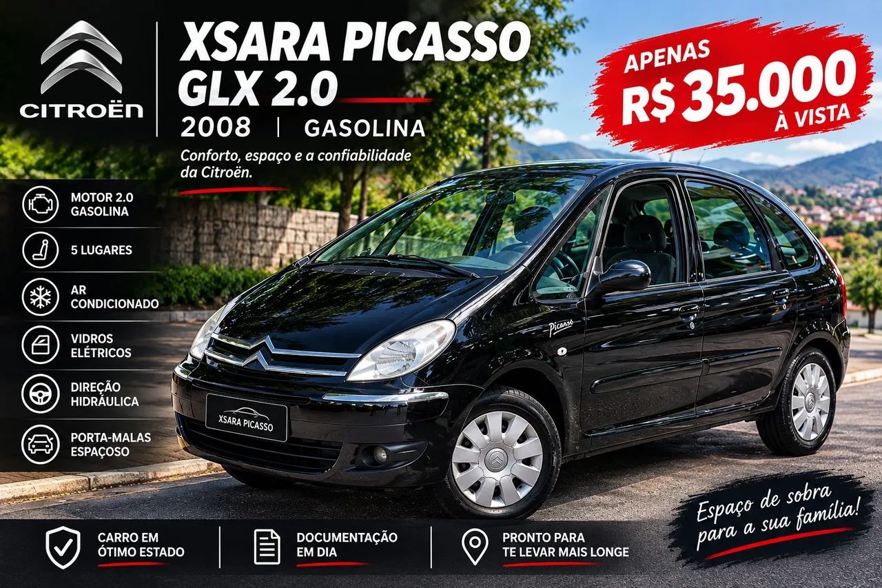 Citroën Xsara Xsara Picasso GLX/Brasil/Etoile 2.0 Mec. 2008
