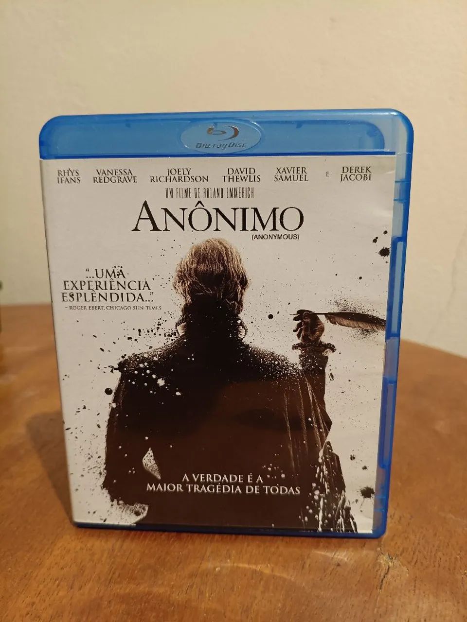 ANÔNIMO (ANONYMOUS) - BLU-RAY, USADO