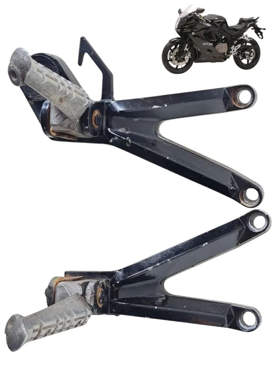 Par Pedaleira Garupa Kasinski Comet 250 2008 Original 