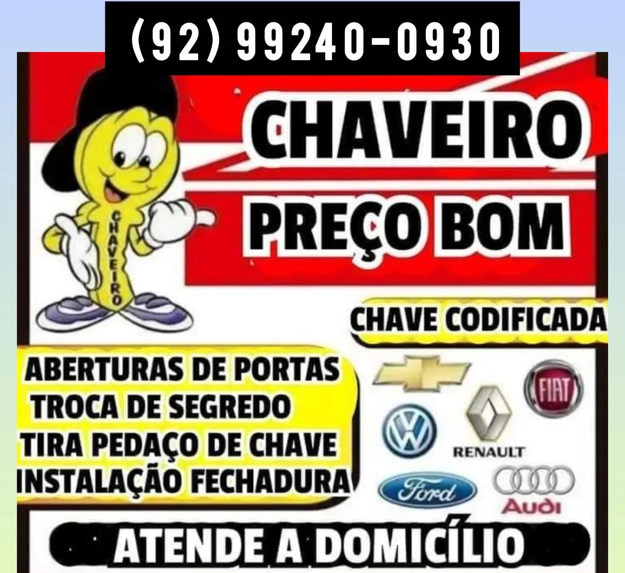 Chaveiro 24 Horas em Manaus Ligue 