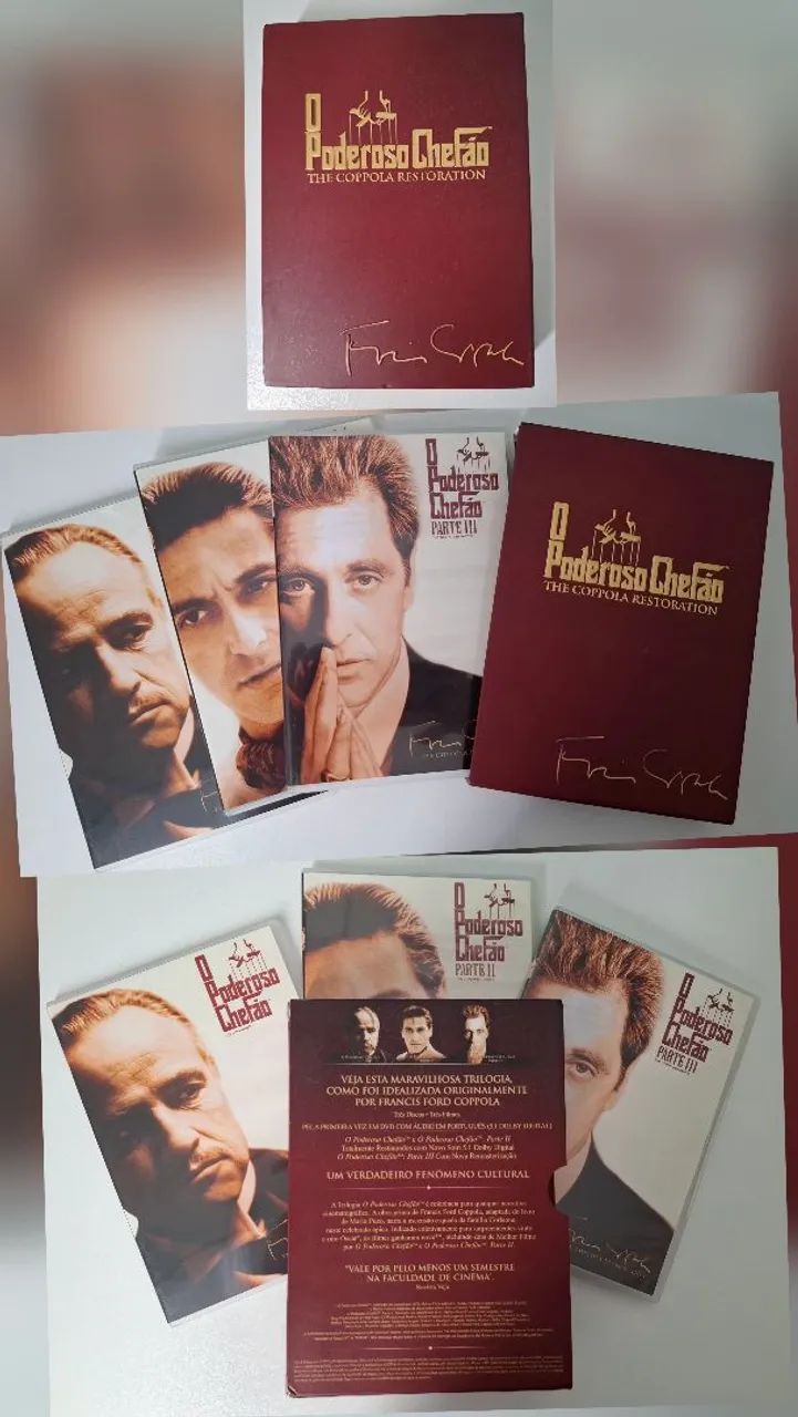 Coleção original de DVD o poderoso Chefao - Foto 2