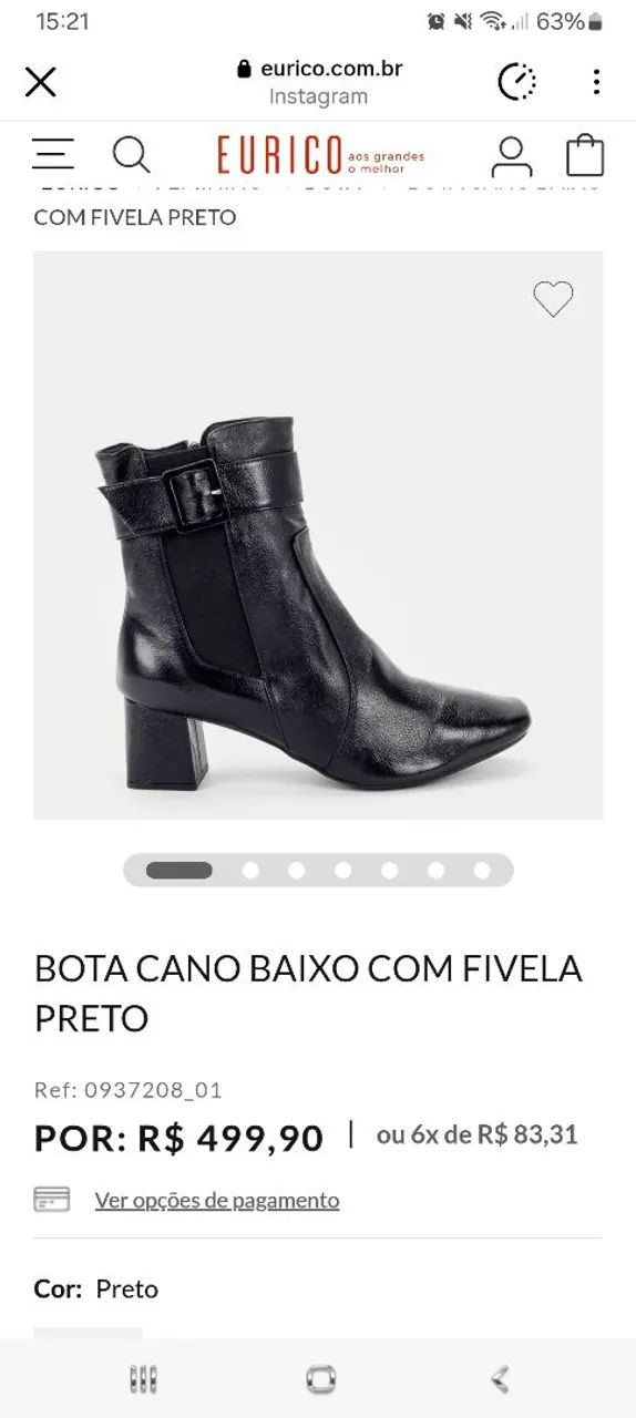 Bota COURO LEGÍTIMO N°42 - Foto 5