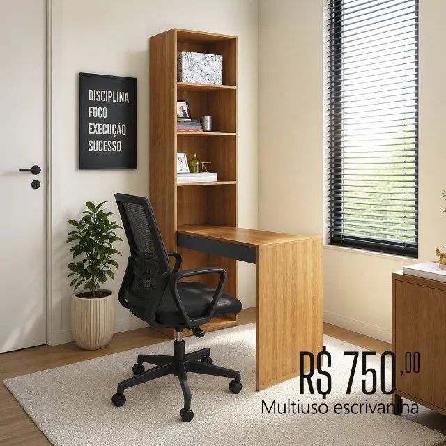 Módulo escrivaninha com multiuso