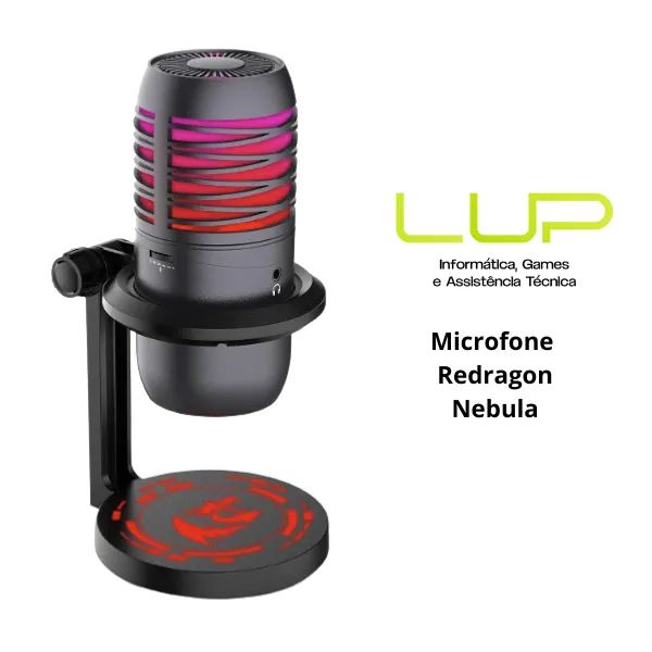 (LOJA FÍSICA) Microfone Gamer - Modelos variados 