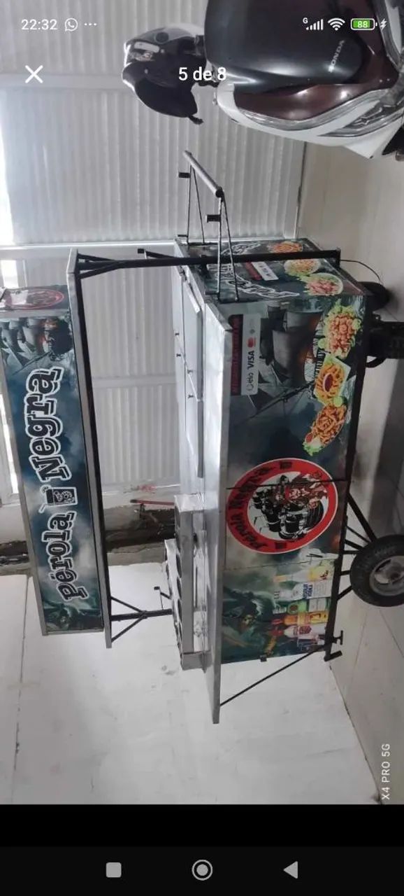 Vendo carrinho de praia sem a licença 3 mil  - Foto 3