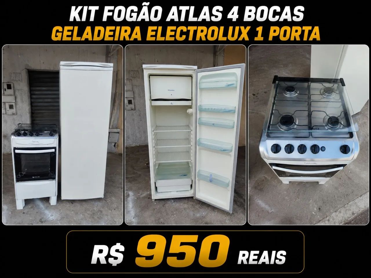 GELADEIRA É FOGÃO 