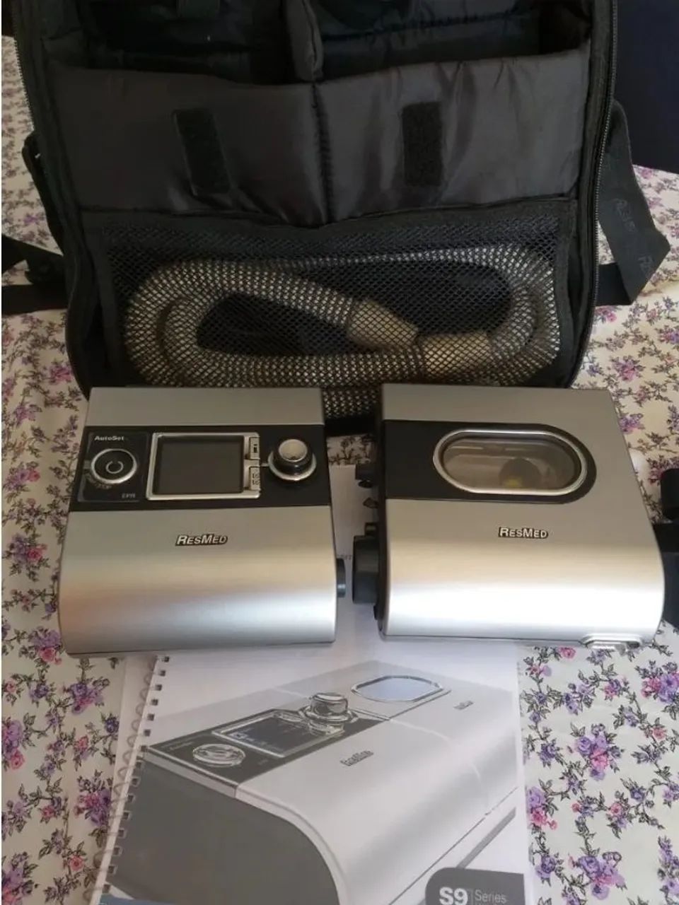 BAIXOU O PREÇO, Vendo Cpap Resmed S9 completo com máscara e manual  - Foto 6