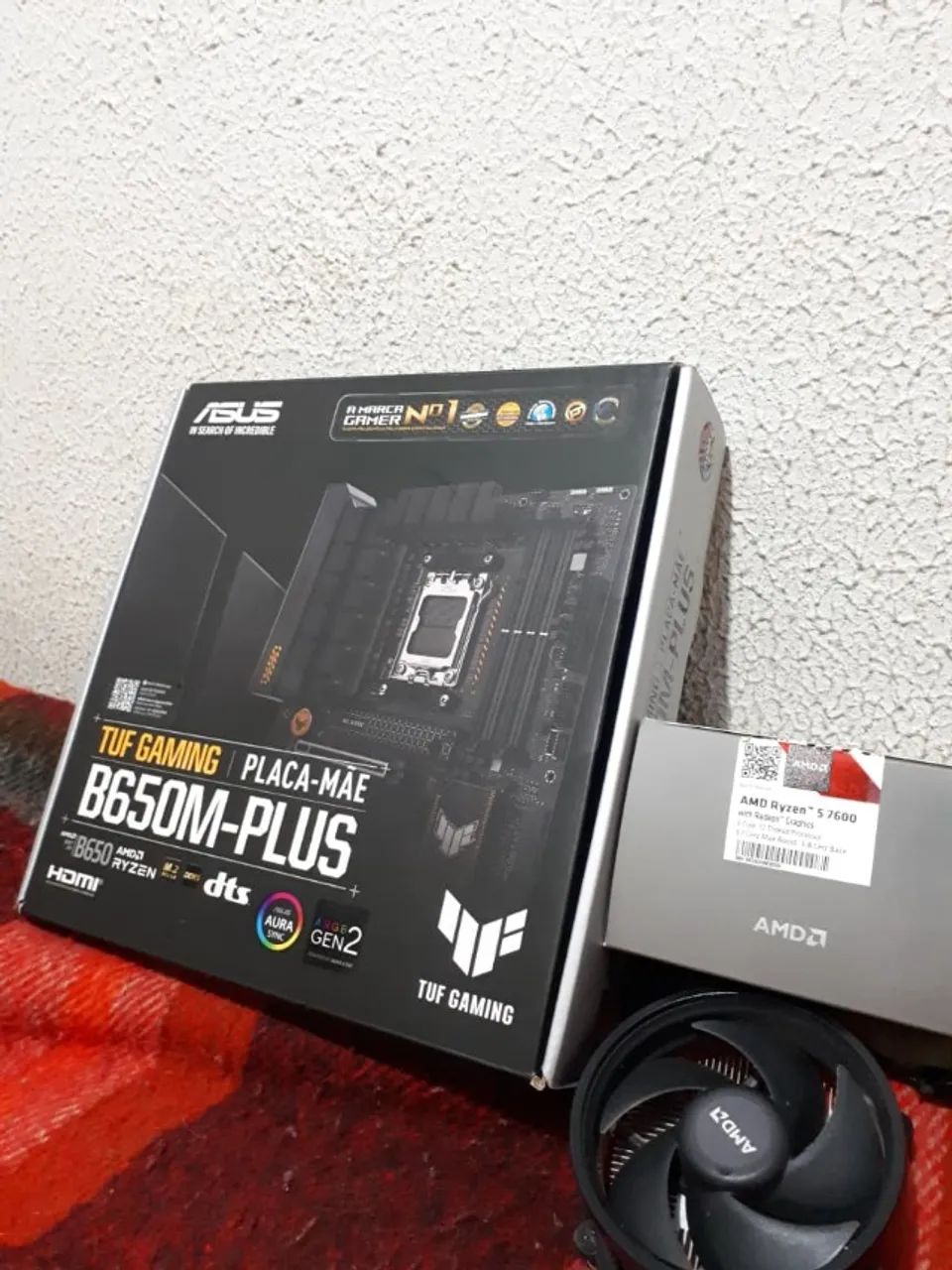 Kit: TUF GAMING B650M-PLUS +  Ryzen 5 7600 - Foto 2