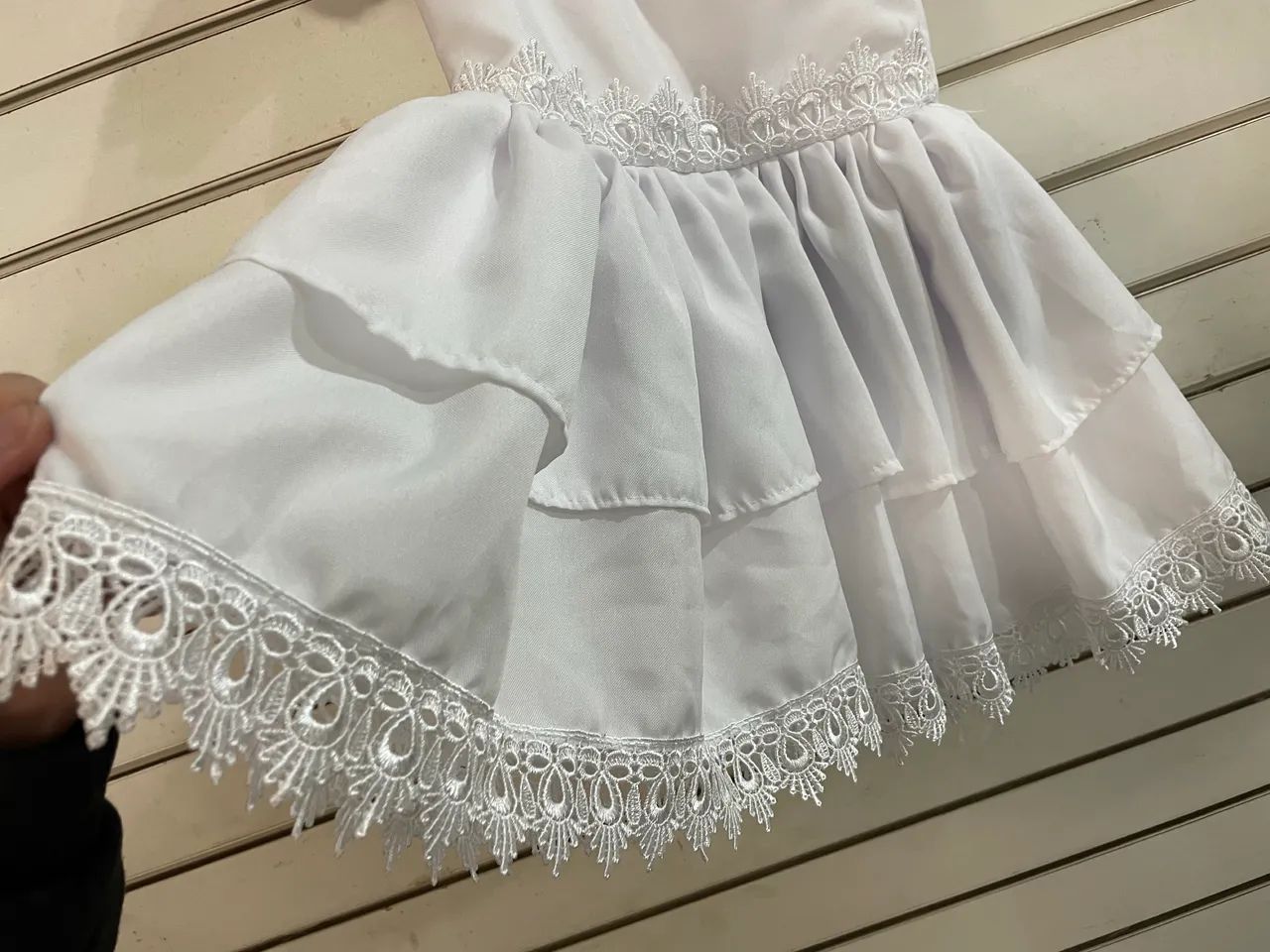 Vestido Infantil Branco N2 - Foto 5