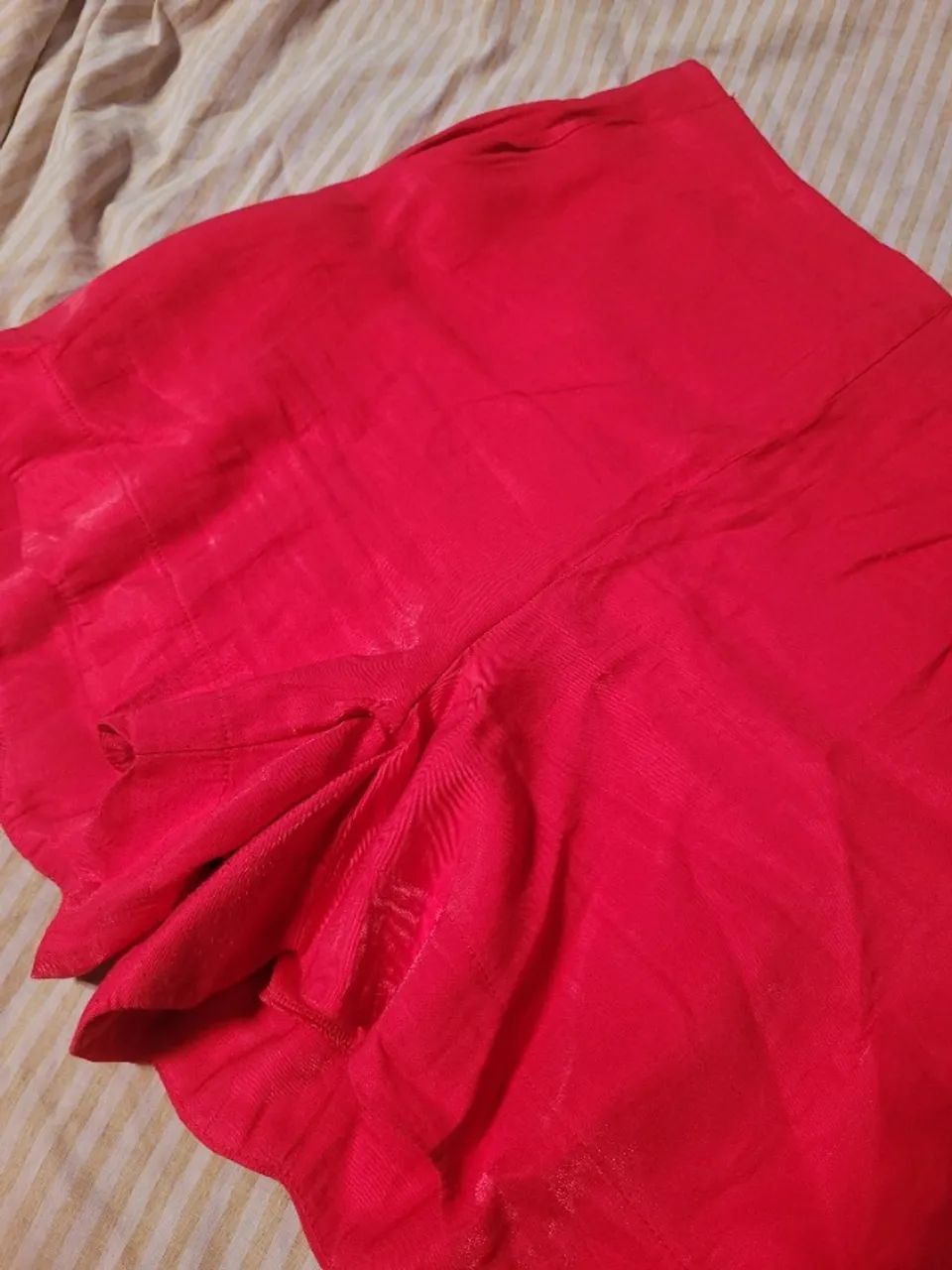 Short Colmeia vermelho - Foto 3