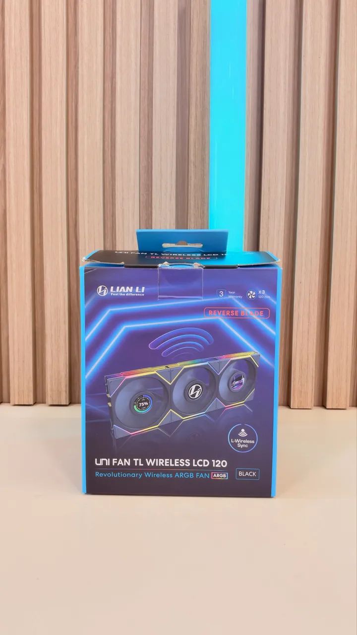Kit Fan Lian Li LCD Reverse Wireless 