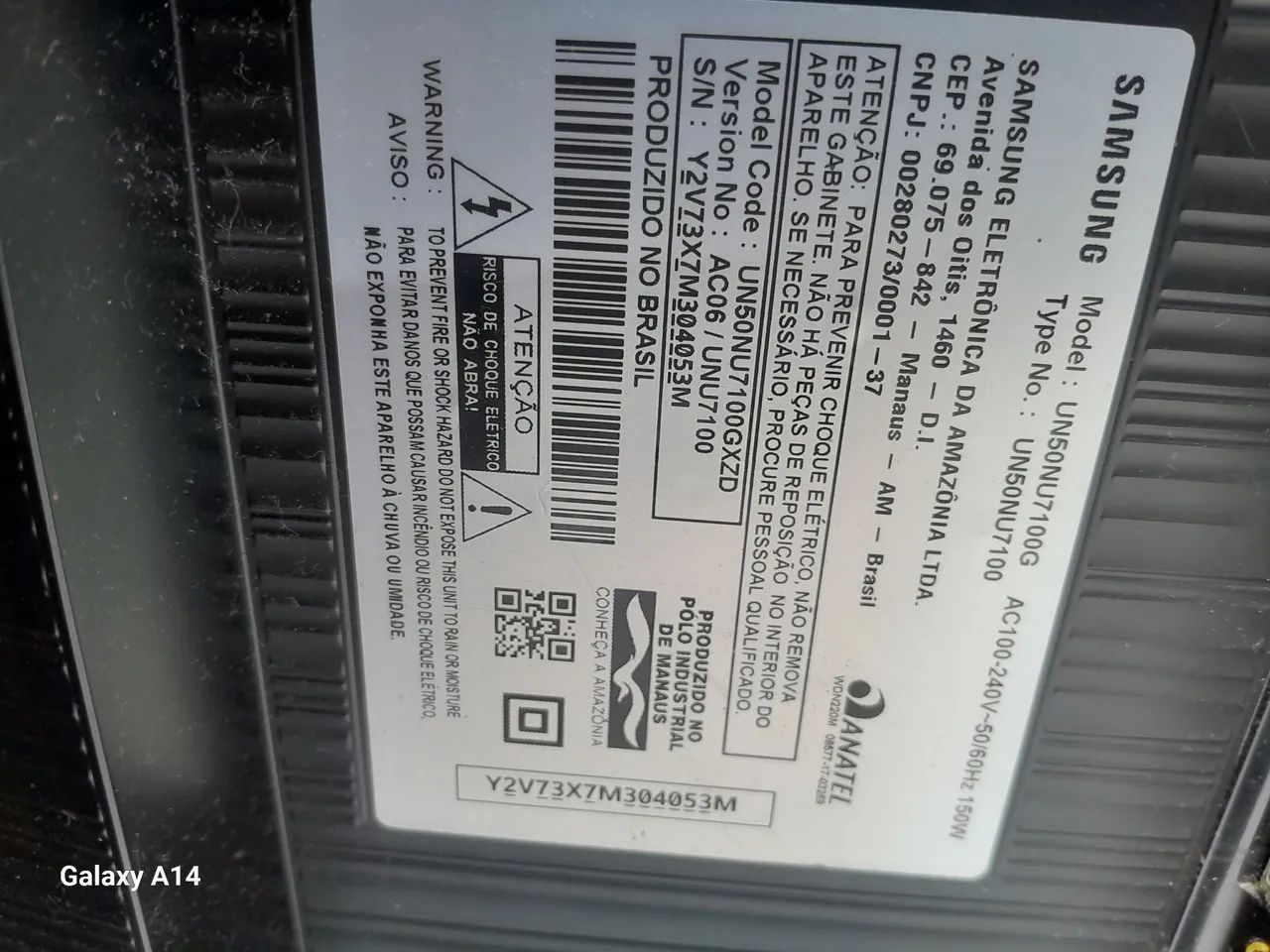 Smartv samsung com defeito  - Foto 2