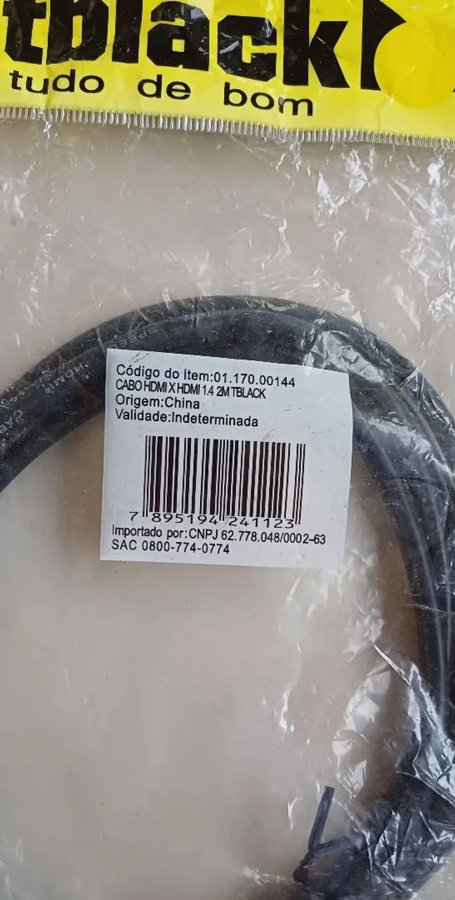 CABO HDMI DA MARCA TBLACK PLUS DE 2 METROS. - Foto 2