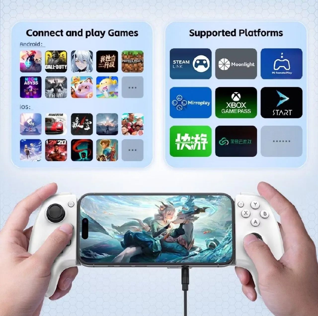 Controle Gamwing Aobing Max AB01 para celular - Foto 2