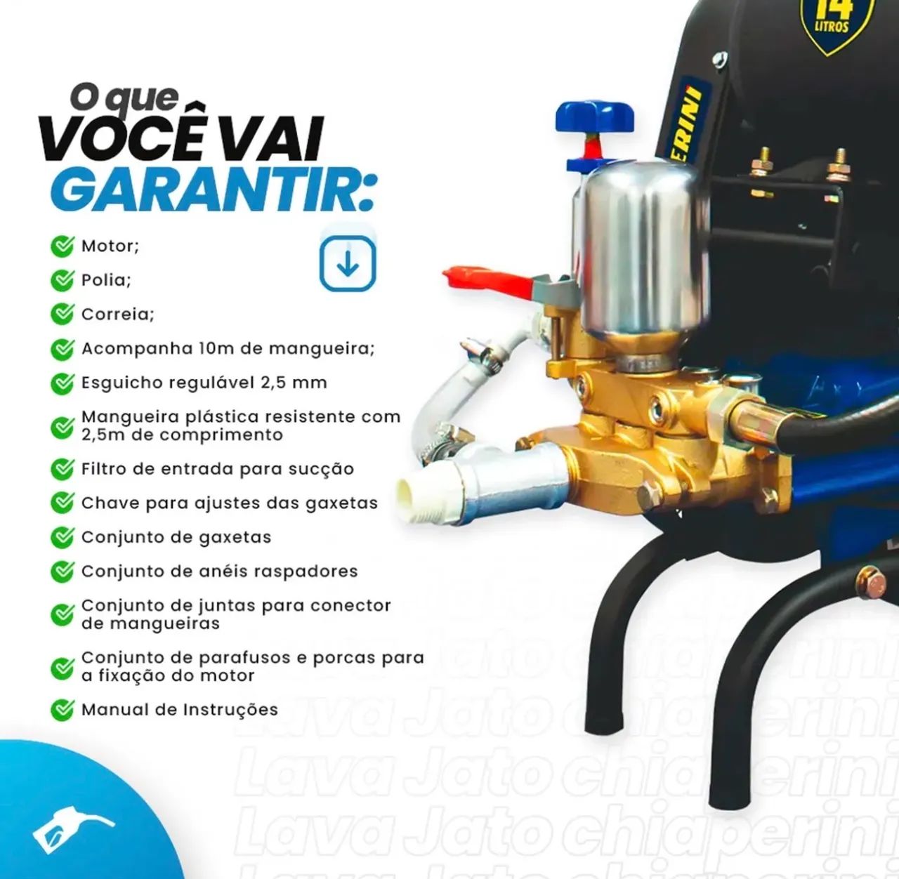 LAVADORA DE ALTA PRESSÃO CHIAPERINI - Foto 2