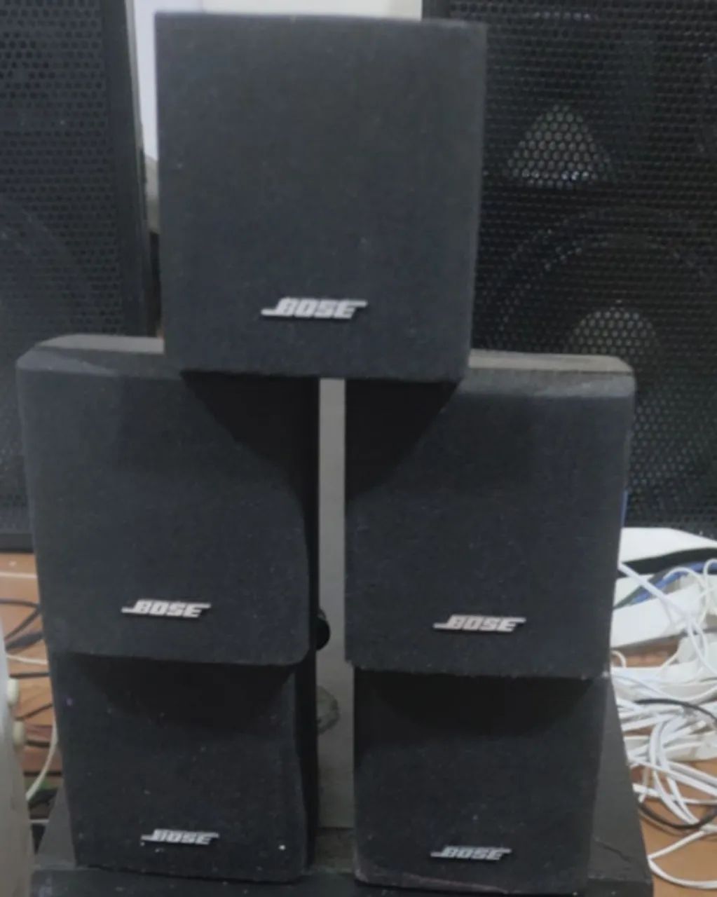 Bose acoustimass e 5 caixinhas cubo 
