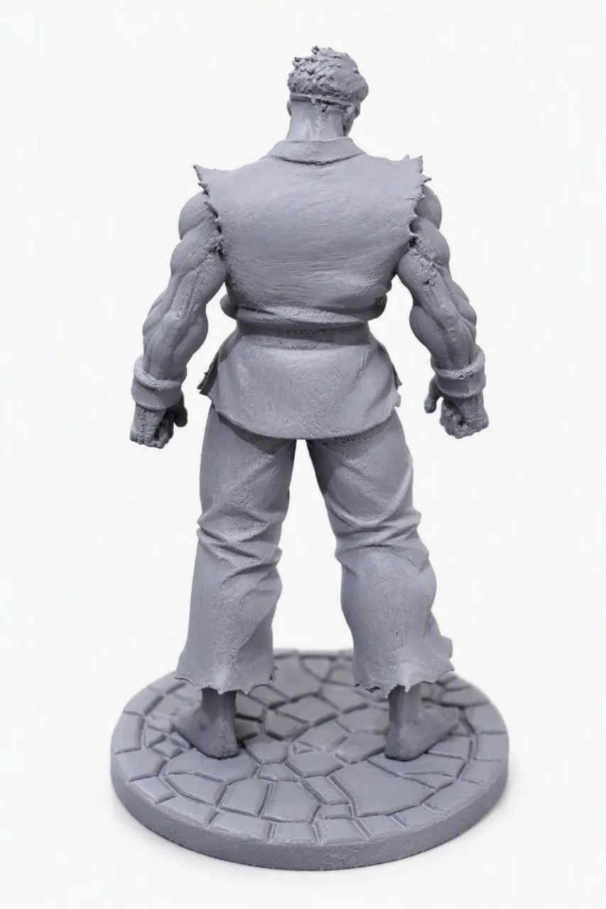 Ryu - Estátua Decorativa street fighter em Impressão 3D