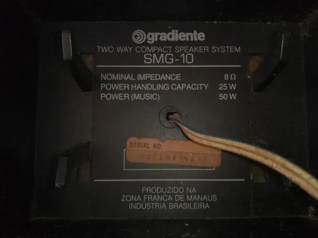 CAIXAS DE SOM GRADIENTE SMG-10 - Foto 3